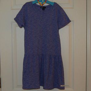 GAP Girls Size L (10), Drapey Dress, Short Sleeve, Flared-Elastic Below Waist